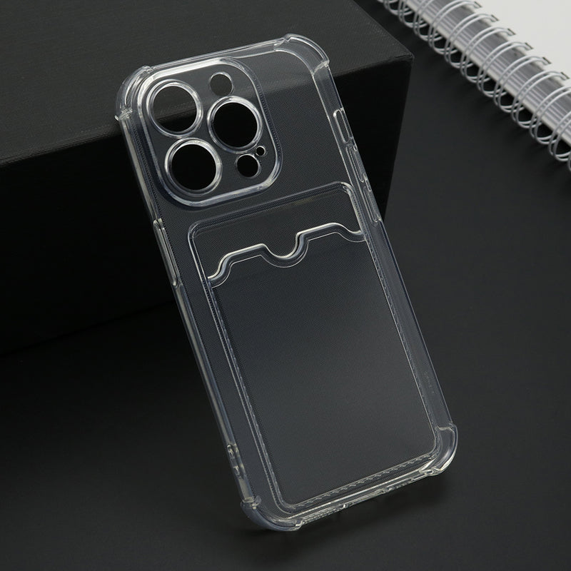 TRANSPARENT CARD POCKET za iPhone 15 Pro (6.1)