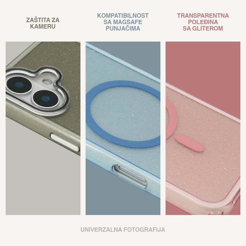 CRYSTAL MagSafe za iPhone 16 (6.1)