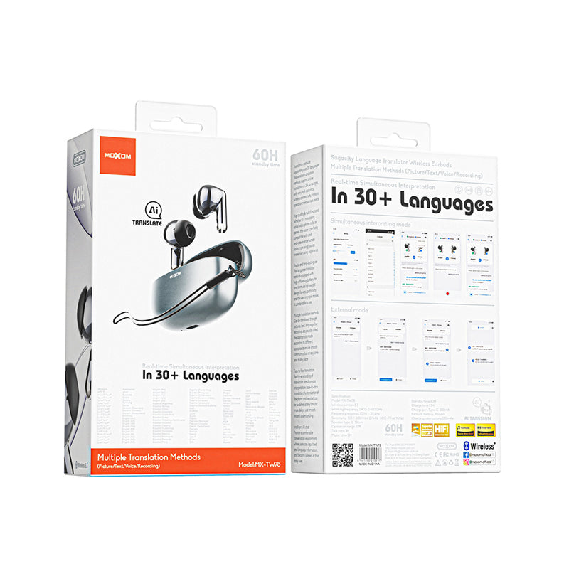 Slusalice bluetooth Moxom MX-TW78 AI prevodilac