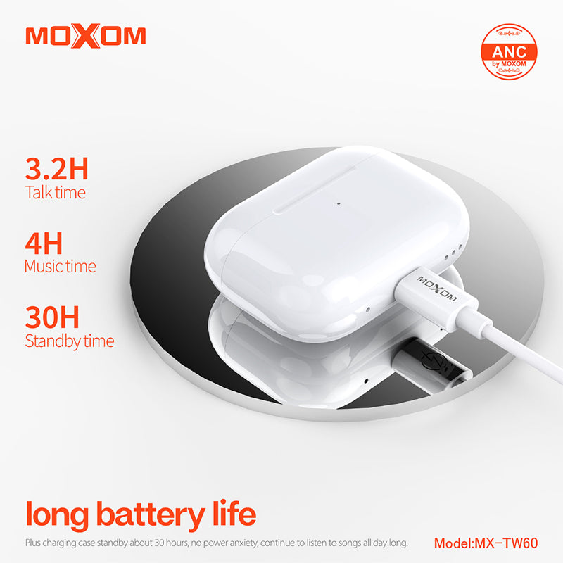 Slusalice bluetooth Moxom MX-TW60 ANC