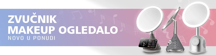 zvucnik ogledalo bluetooth makeup