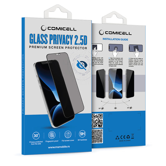 GLASS PRIVACY 2.5D full glue za iPhone 15 (6.1)