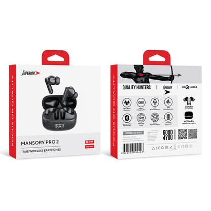 Slusalice bluetooth Superior Mansory Pro 2 ANC+ENC