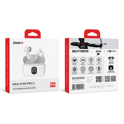 Slusalice bluetooth Superior Aria Star Pro 2 ANC+ENC