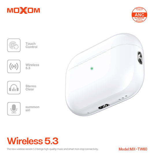 Slusalice bluetooth Moxom MX-TW60 ANC