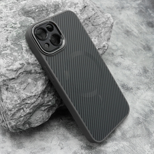 Futrola CARBON MagSafe za iPhone 13 (6.1) siva (small camera)