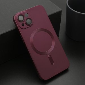 Futrola ELEGANT MAGSAFE za iPhone 13 (6.1) cherry red