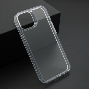 Futrola COLOR FRAME za iPhone 14 (6.1) srebrna (providna)