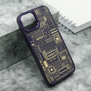 Futrola MACHINERY za iPhone 14 (6.1) ljubicasta