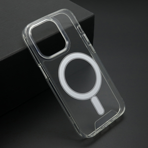 Futrola STANDARD MagSafe za iPhone 15 Pro (6.1) providna (bela)