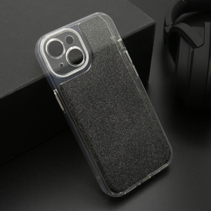 Futrola OMBRE GLITTER za iPhone 15 (6.1) crna
