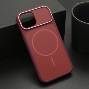 Futrola CAMERA LOOK MagSafe za iPhone 15 (6.1) dark cherry