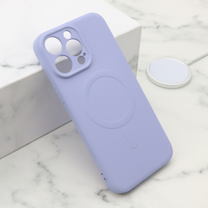 Futrola VELVET TOUCH MagSafe za iPhone 15 Pro Max (6.7) ljubicasta