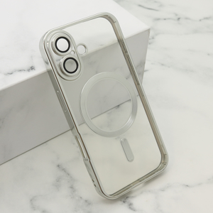 Futrola CAMERA PROTECT MagSafe za iPhone 16 (6.1) srebrna