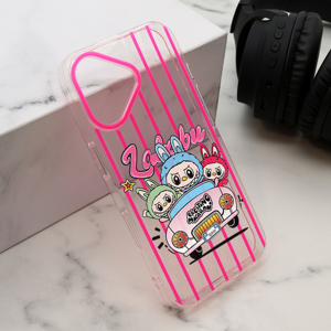 Futrola PRINT PARTY za iPhone 16 (6.1) pink LBB004