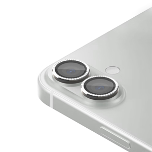 Folija za zastitu kamere DIAMOND za iPhone 16 (6.1)/16 Plus (6.7) siva