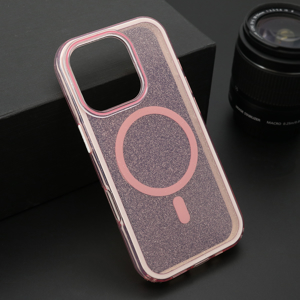 Futrola CRYSTAL MagSafe za iPhone 16 Pro (6.3) roze