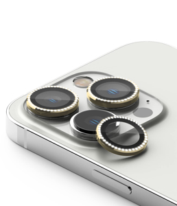Folija za zastitu kamere DIAMOND za iPhone 16 Pro (6.3)/16 Pro Max (6.9) zlatna