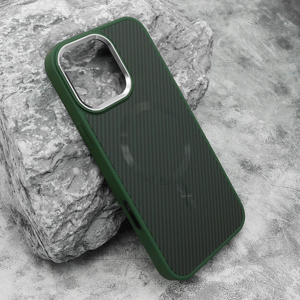 Futrola CARBON MagSafe za iPhone 16 Pro Max (6.9) zelena (big camera)