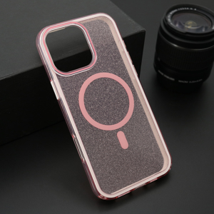 Futrola CRYSTAL MagSafe za iPhone 16 Pro Max (6.9) roze