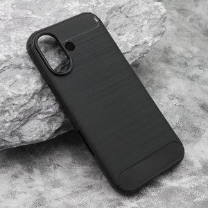 Futrola silikon BRUSHED za iPhone 17 (6.3) crna