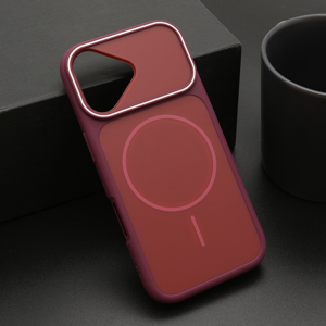 Futrola CAMERA LOOK MagSafe za iPhone 17 (6.3) dark cherry