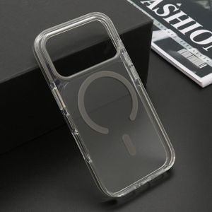 Futrola COLOR CLEAR MagSafe za iPhone 17 Pro (6.3)/iPhone 18 Pro (6.3) siva