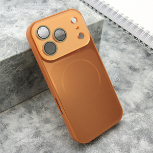 Futrola COLOR METAL MagSafe II za iPhone 17 Pro (6.3)/iPhone 18 Pro (6.3) narandzasta