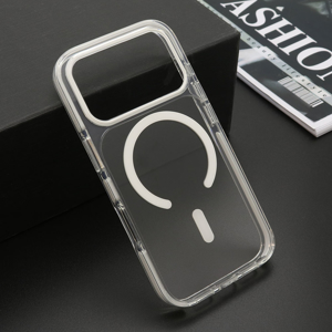Futrola COLOR CLEAR MagSafe za iPhone 17 Pro (6.3)/iPhone 18 Pro (6.3) bela