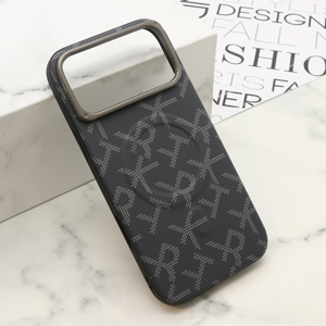 Futrola MONOGRAM MagSafe za iPhone 17 Pro Max (6.9)/iPhone 18 Pro Max (6.9) crna