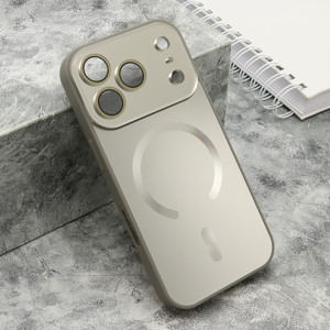 Futrola COLOR METAL Magsafe za iPhone 17 Pro (6.3)/iPhone 18 Pro (6.3) siva (small camera)