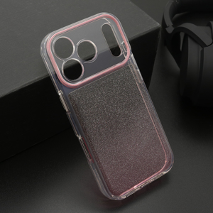 Futrola OMBRE GLITTER za iPhone 17 Pro (6.3)/iPhone 18 Pro (6.3) roze
