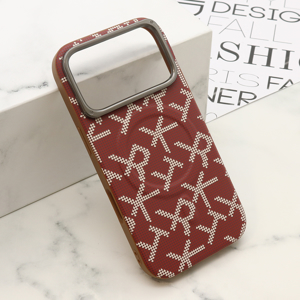 Futrola MONOGRAM MagSafe za iPhone 17 Pro (6.3)/iPhone 18 Pro (6.3) crvena