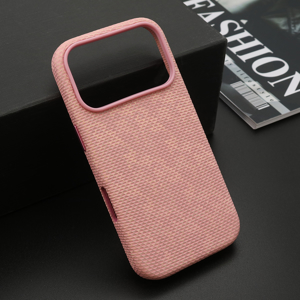 Futrola WOVEN TOUCH MagSafe za iPhone 17 Pro (6.3)/iPhone 18 Pro (6.3) roze