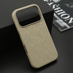 Futrola WOVEN TOUCH MagSafe za iPhone 17 Pro (6.3)/iPhone 18 Pro (6.3) siva