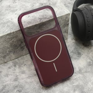 Futrola AMBER SHINE MagSafe za iPhone 17 Pro (6.3)/iPhone 18 Pro (6.3) dark cherry