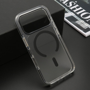Futrola COLOR CLEAR MagSafe za iPhone 17 Pro (6.3)/iPhone 18 Pro (6.3) crna
