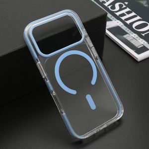 Futrola COLOR CLEAR MagSafe za iPhone 17 Pro (6.3)/iPhone 18 Pro (6.3) plava