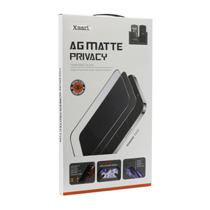 Folija za zastitu ekrana GLASS X mart AG MATTE PRIVACY za iPhone 18 Pro (6.3)