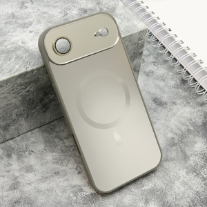 Futrola COLOR METAL Magsafe za iPhone AIR (6.6) siva