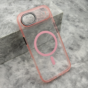 Futrola COLOR RING MagSafe za iPhone AIR (6.6) roze