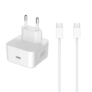 Kucni punjac za iPhone 17/AIR/17 Pro/17 Pro Max Type C na Type C 40W HQ belo
