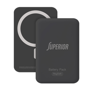 Power bank MagSafe Superior 15W 5000 mAh crni