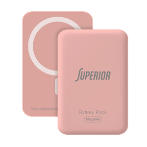 Power bank MagSafe Superior 15W 5000 mAh roze