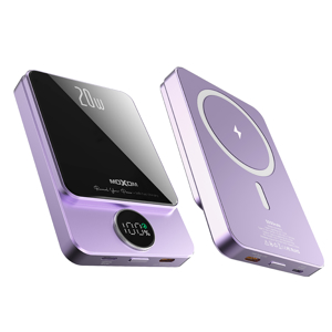 Power Bank MagSafe Moxom MX-PB110 LED PD20W 5000mAh ljubicasti