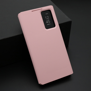 Futrola BI FOLD Smart Window za Samsung S928B Galaxy S24 Ultra 5G roze