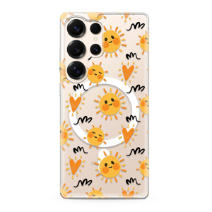 Futrola silikonska PRINT MagSafe za Samsung S938B Galaxy S25 Ultra 5G sun