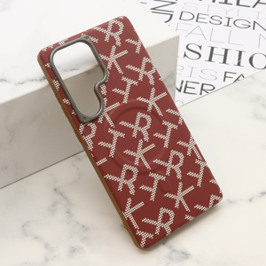 Futrola MONOGRAM MagSafe za Samsung S938B Galaxy S25 Ultra 5G crvena