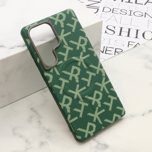 Futrola MONOGRAM MagSafe za Samsung S938B Galaxy S25 Ultra 5G zelena