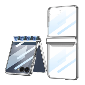Futrola LINES II za Samsung F751B Galaxy Z Flip 7 5G srebrna (GKK case)